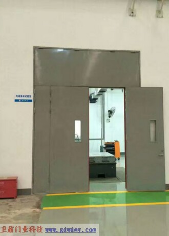Steel insulated fire door