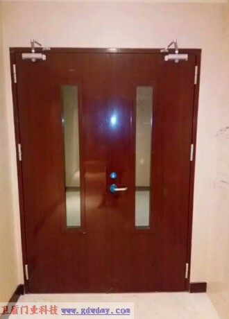 Steel insulated fire door