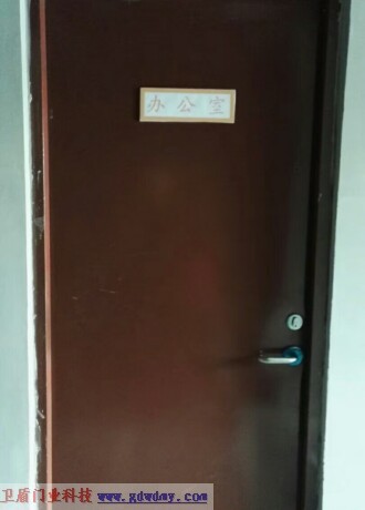 Steel insulated fire door